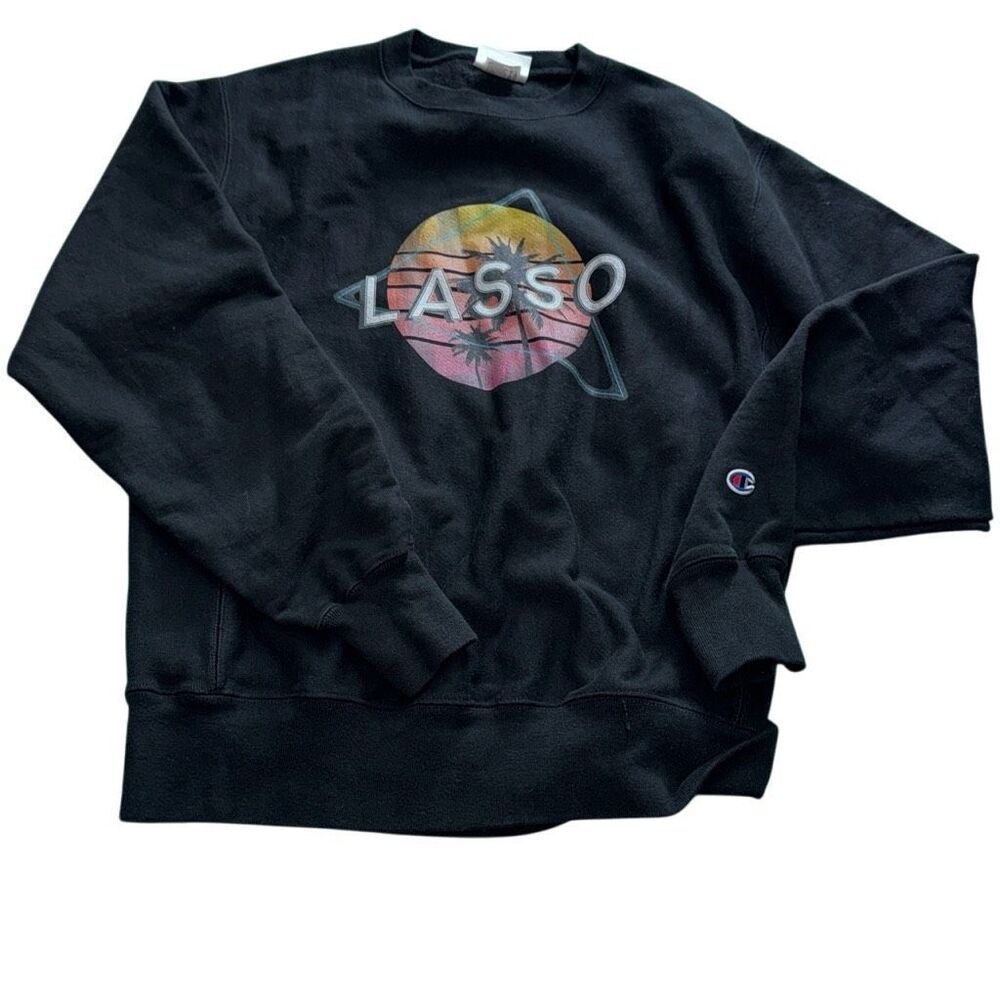 Classic champion‎ sweater reverse weave medium lasso graphic image mens medium